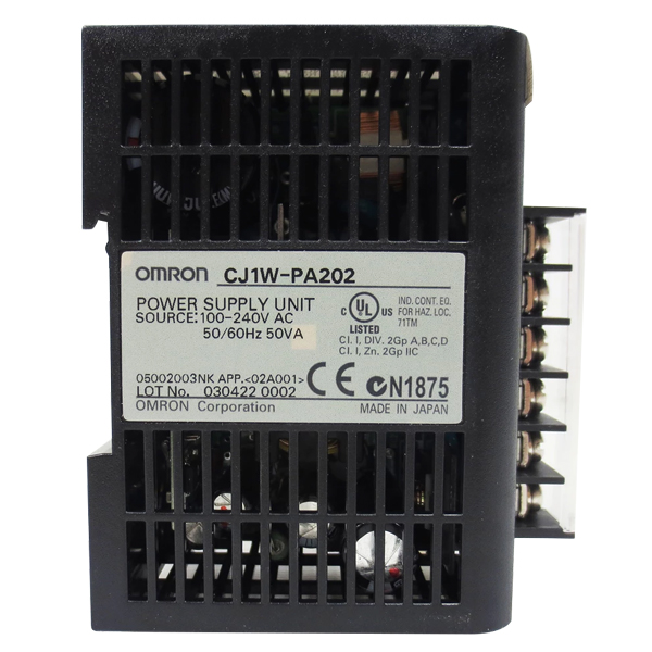 CJ1W-PA202 New Omron Power Supply Unit